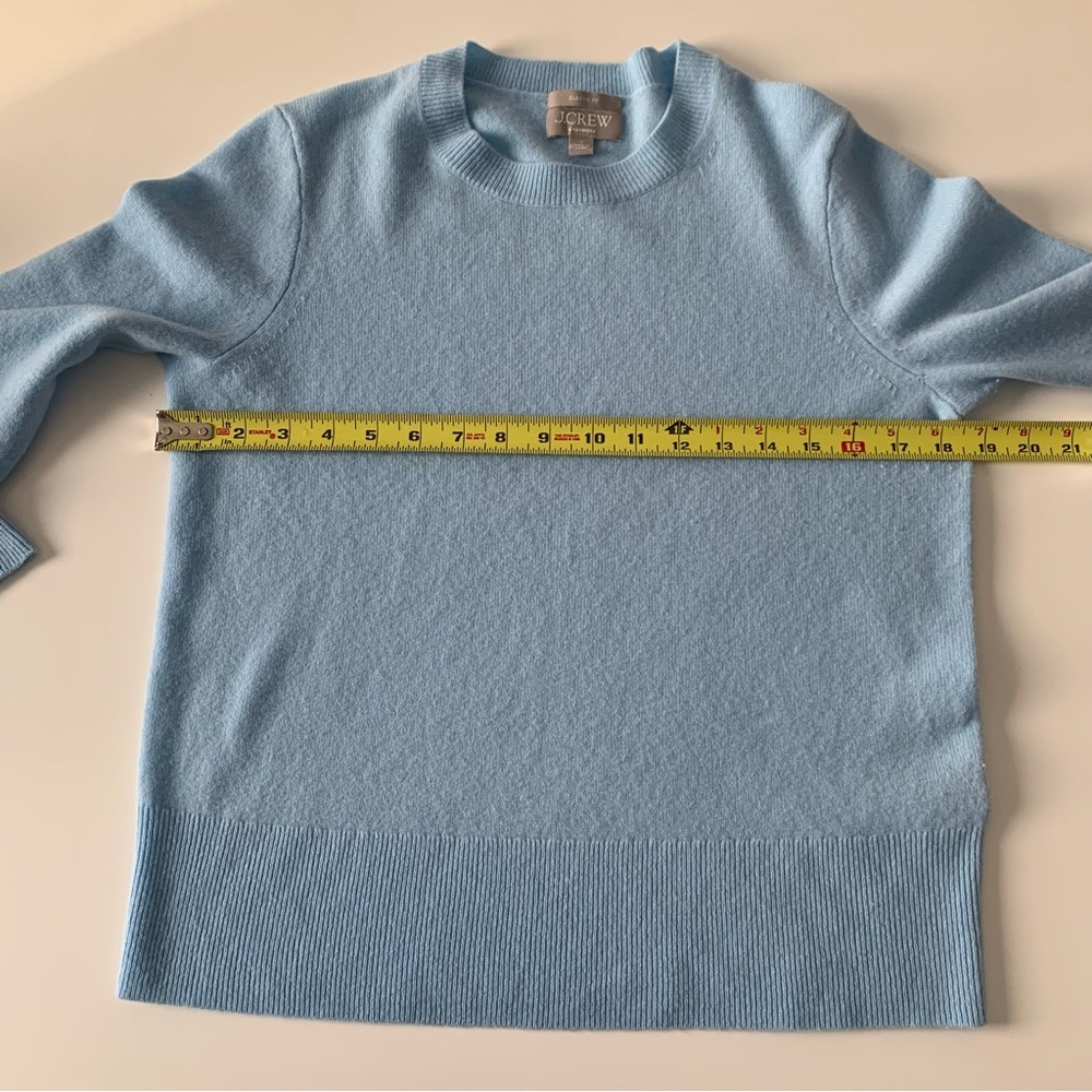 J. Crew Cashmere Classic Fit Sweater in Soft Blue - Picture 10 of 11